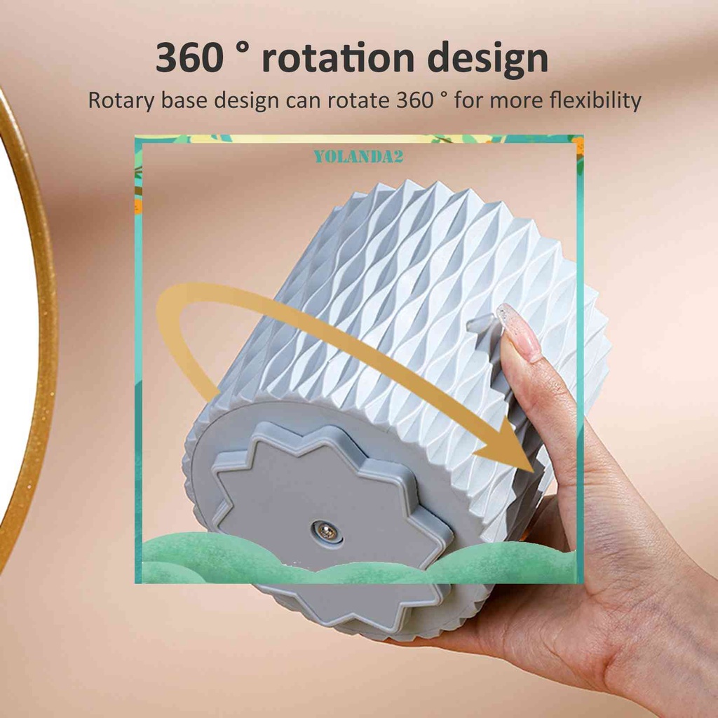 Hộp Đựng Cọ Trang Điểm Hình Tròn Sức Chứa Lớn Tiện Dụng Cho Trường Học / Văn