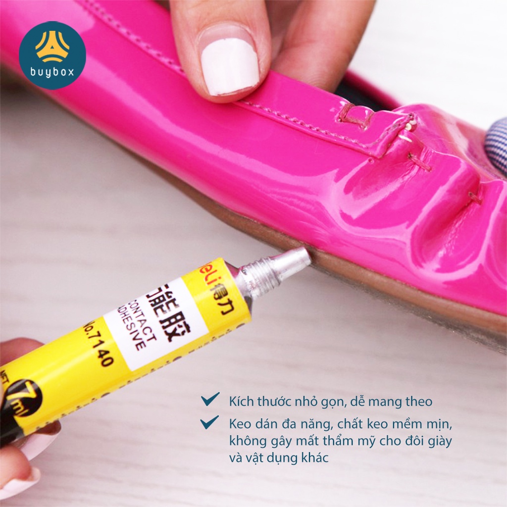 Keo dán giày bền chặt, chống thấm hiệu quả, chất keo lỏng, thiết kế nhỏ dễ dàng sử dụng, tiện lợi - BuyBox - BBPK355