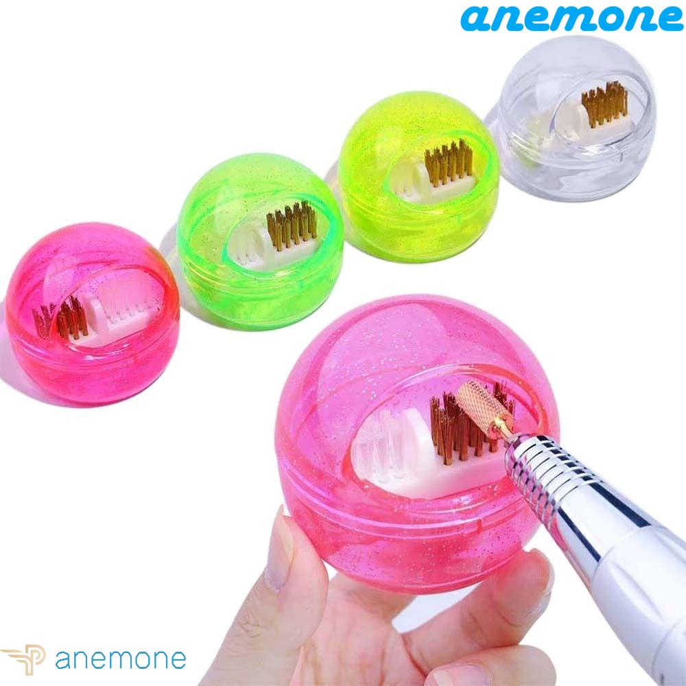 Cọ Vệ Sinh Đầu Khoan Móng Tay Bằng Nhựa Cứng Tiện Dụng Ốp