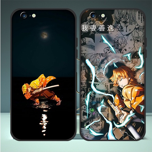Ốp Lưng TPU Mềm Chống Rơi In Hình anime Agatsuma Zenitsu Cho iPhone 6 6s Plus
