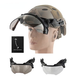 Mũ Bảo Hiểm Có Thể Điều Chỉnh Chống Gió Và Sương Mù Cho Airsoft CS Sự Bảo Vệ