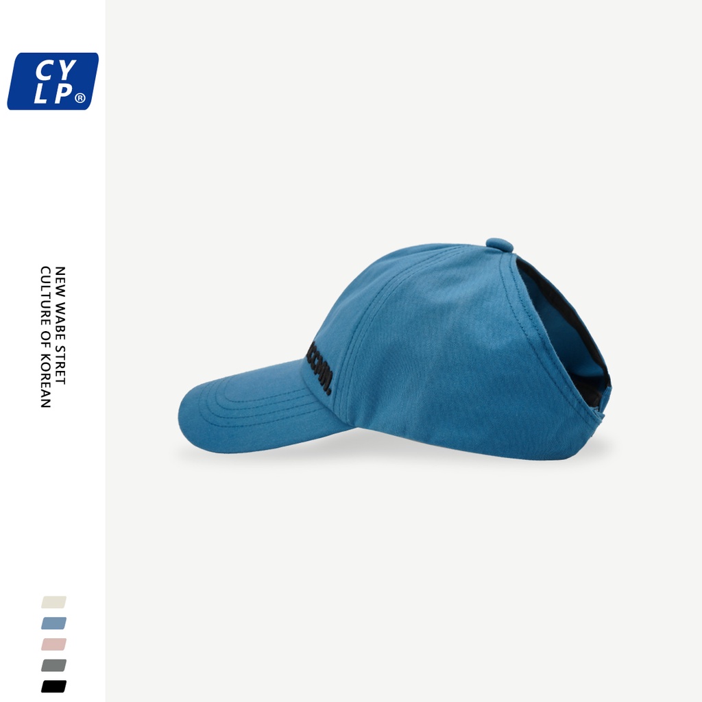 Mũ Lưỡi Trai Hở Chóp Thêu Chữ Thời Trang Đường Phố Hàn Quốc Cho Nữ