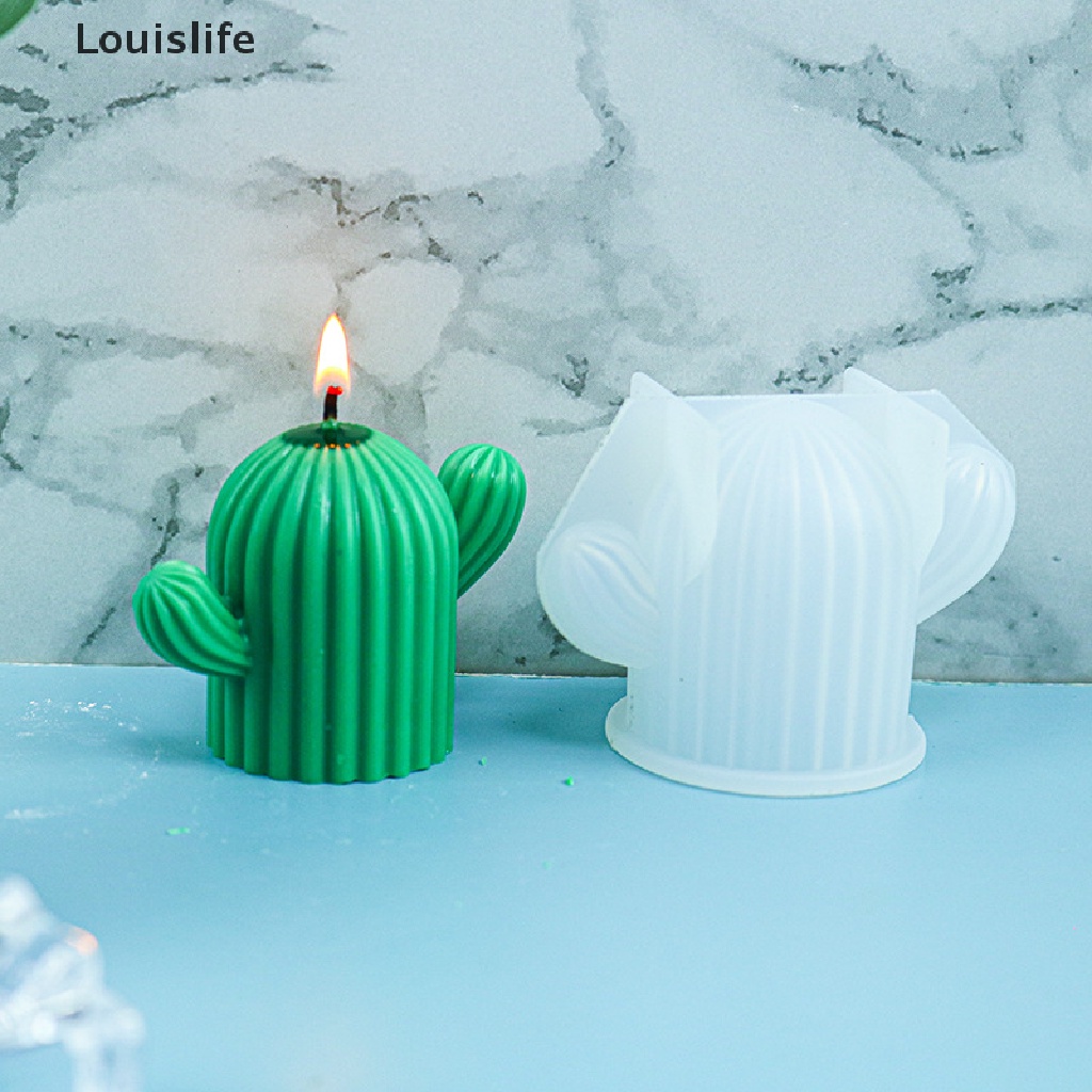 Khuôn Silicon Làm Xà Phòng Hình Cây Xương Rồng Louislife