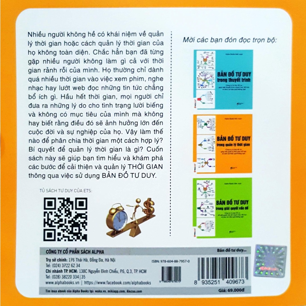 Sách - Bản Đồ Tư Duy Trong Quản Lý Thời Gian (Tái Bản Mới Nhất)