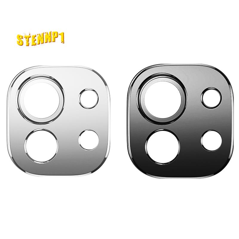 Set 2 Miếng Dán Bảo Vệ Ống Kính Máy Ảnh Sau Màu Đen / Bạc Cho Xiaomi 11 Mi 11