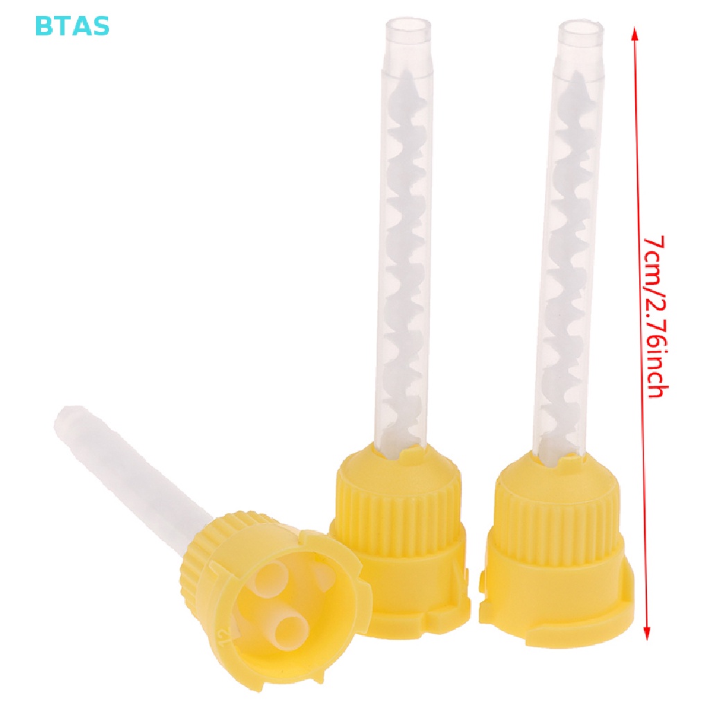 Bộ 50 Đầu Trộn Chất Liệu Silicone Cao Su Dùng Một Lần