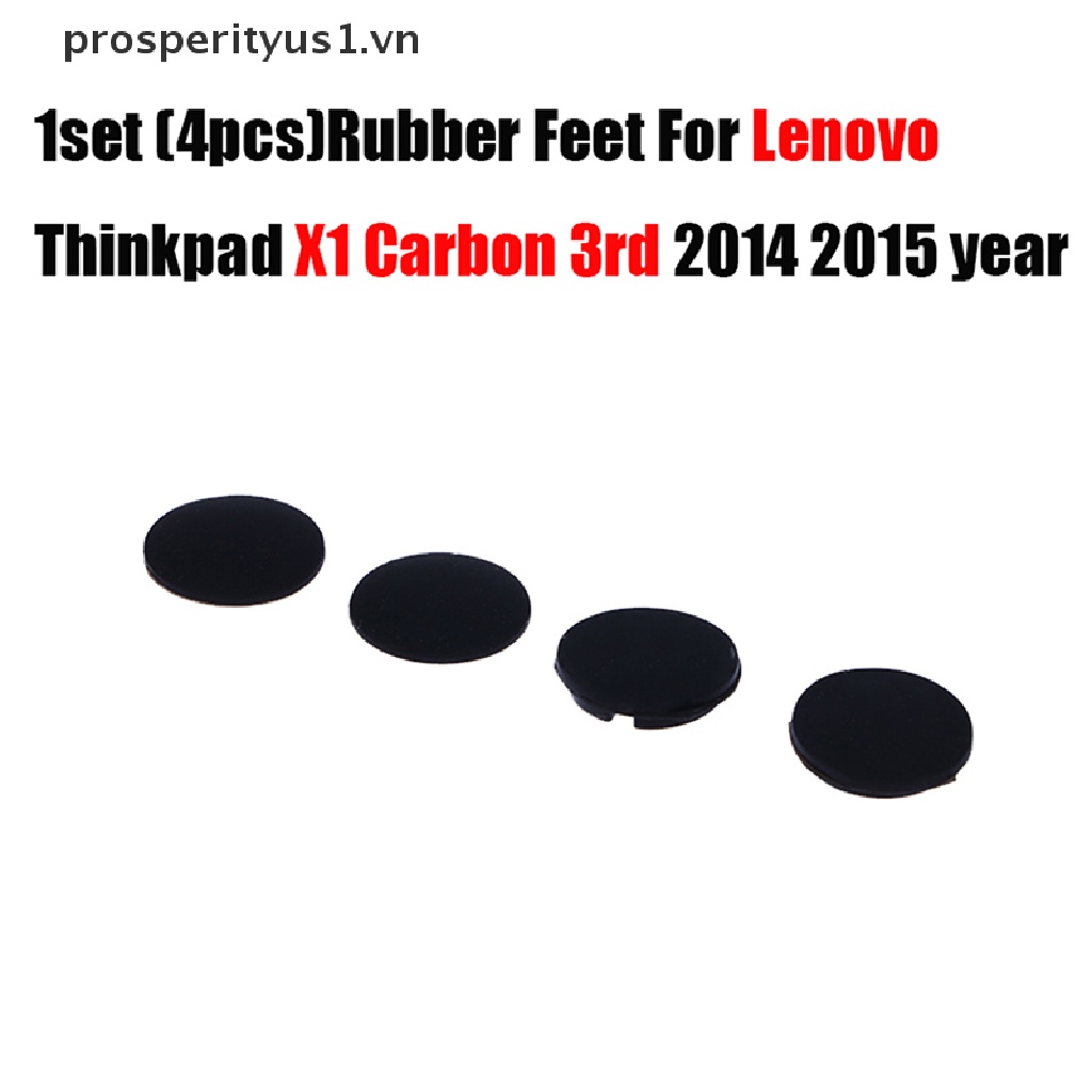 Set 4 Chân Cao Su Vỏ Chữ D Cho Lenovo Thinkpad X1 Carbon 3rd 2014 2015