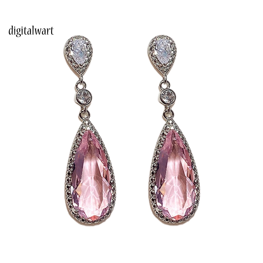 Kỹ Thuật Số| 1 Đôi Bông Tai Hình Giọt Nước Dát Đồng Thời Trang