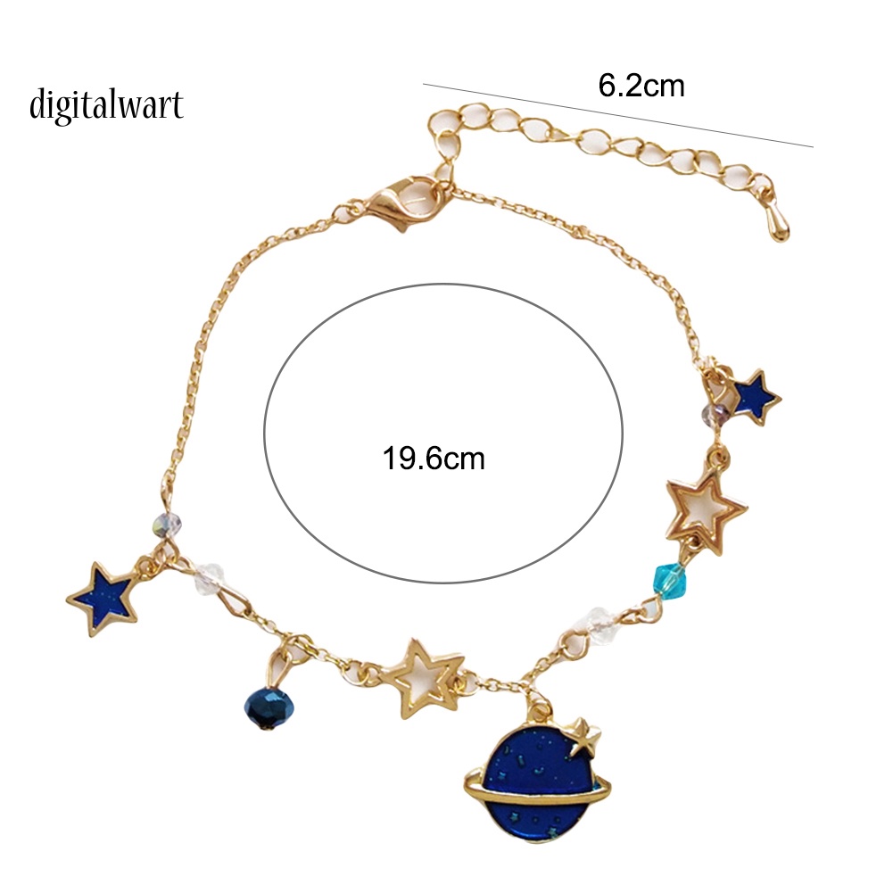 Kỹ Thuật Số| Vòng Tay Đính Đá Nhân Tạo Hình Ngôi Sao Và Hành Tinh Thời Trang