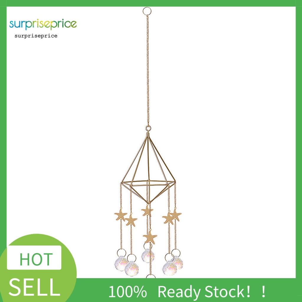 Spa Phụ Kiện Trang Trí Cửa Sổ Treo Bắt Mắt Pha Lê Giả Ba Chiều Trang Trí Nội Thất