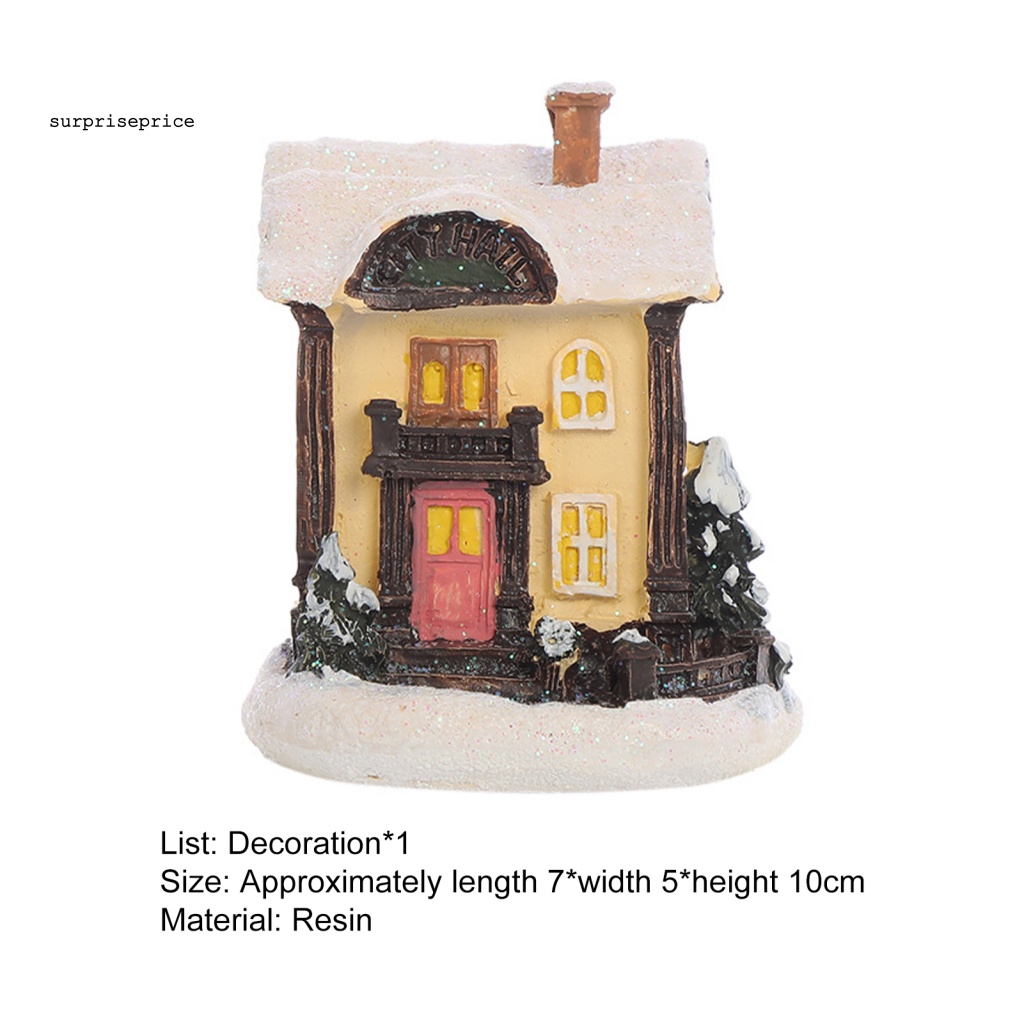 Phụ Kiện Trang Trí Giáng Sinh Bằng Resin Chống Vỡ Phong Cách Châu Âu