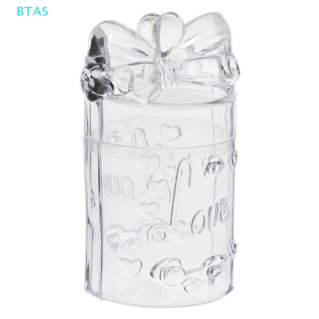 Hộp Nhựa Trong Suốt Đựng Kẹo Trang Sức Có Nắp Đậy