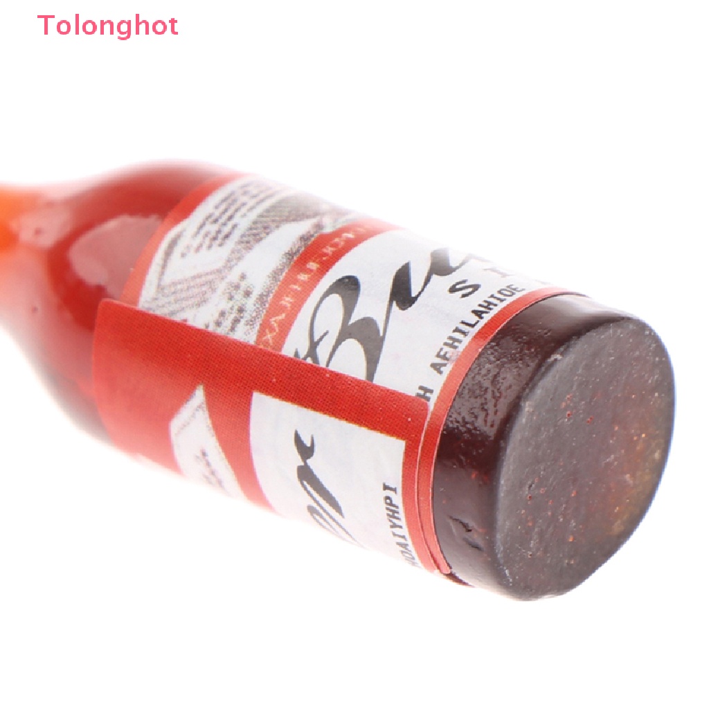 Set 10 Chai Rượu Mini Tỉ Lệ 1 / 12 Dùng Để Trang Trí Nhà Búp Bê