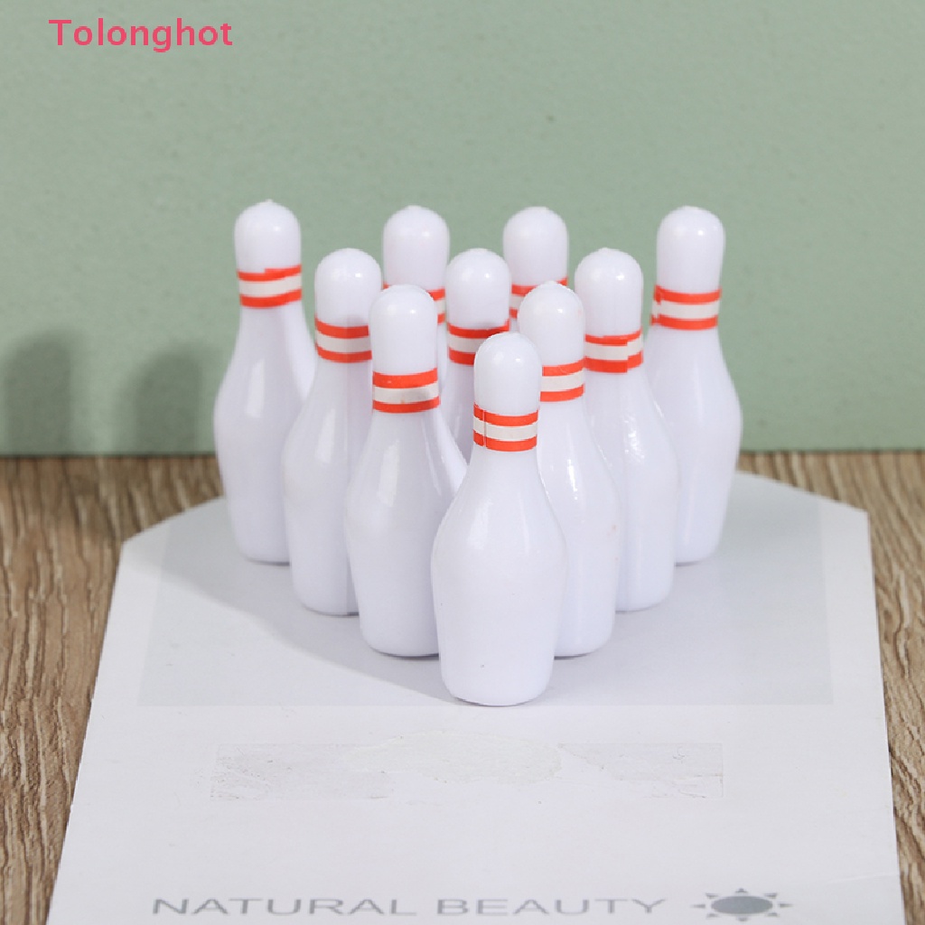 Bộ Đồ Chơi Bowling Mini Tỉ Lệ 1: 12 Dành Cho Nhà Búp Bê