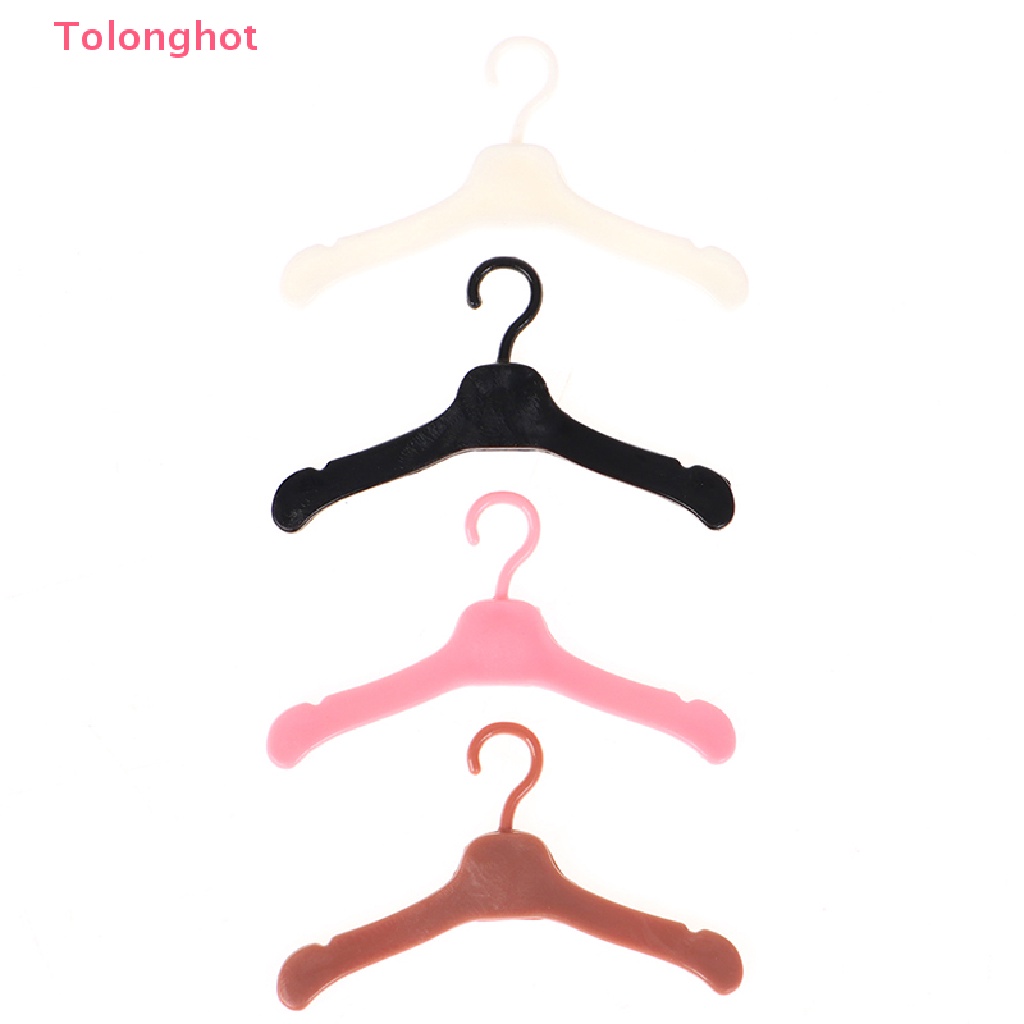 Set 10 Móc Treo Quần Áo Mini Bằng Nhựa Dễ Thương