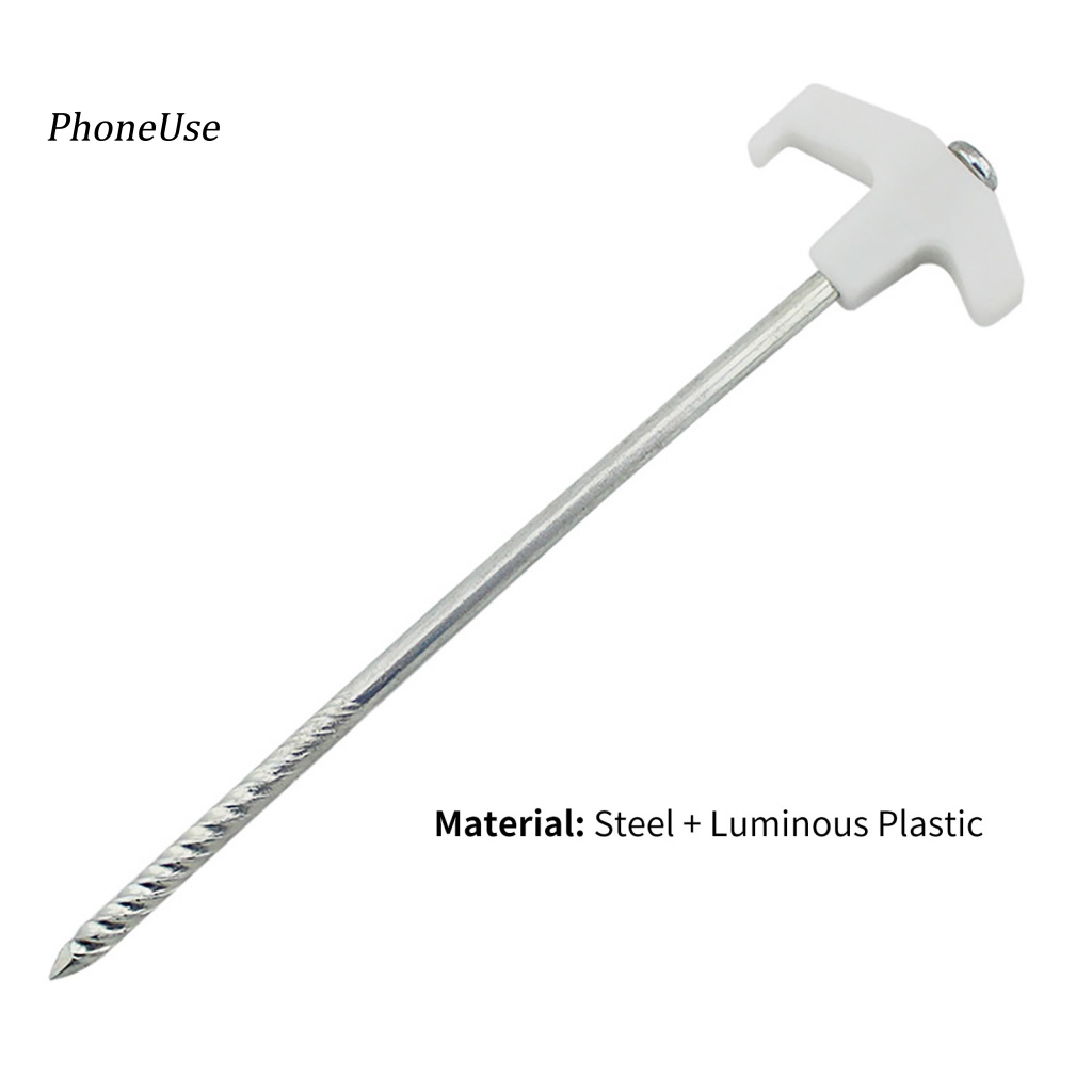 Pu Bộ 5 Đinh Vít Dạ Quang Chống Oxy Hóa Tiện Dụng Cắm Trại