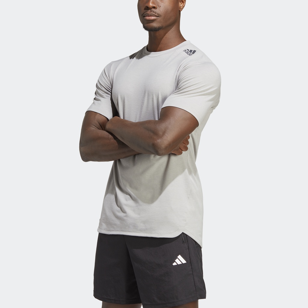 Adidas Tập luyện Áo Thun Designed for Training Nam Xám IC2020