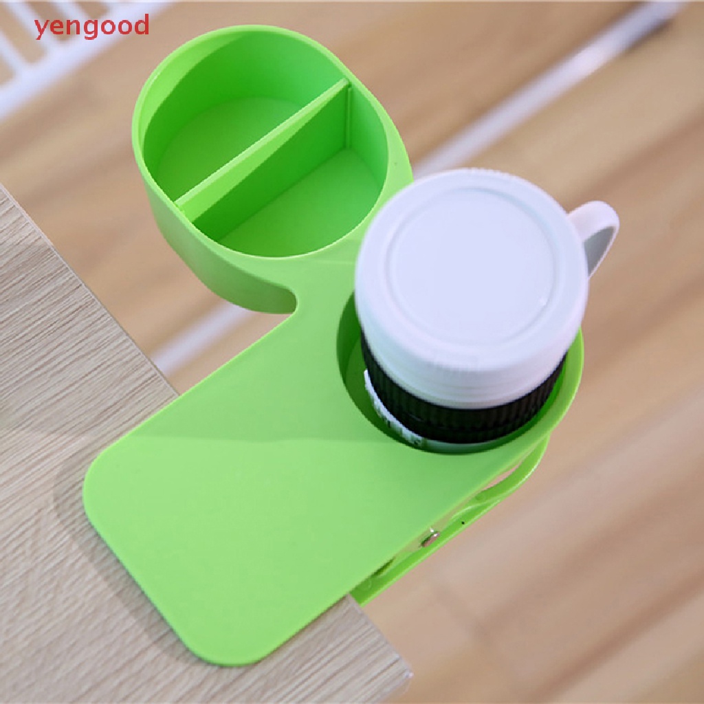 Giá Đỡ Cốc / Chai Nước Kẹp Bàn Tiện Dụng Cho Văn Phòng