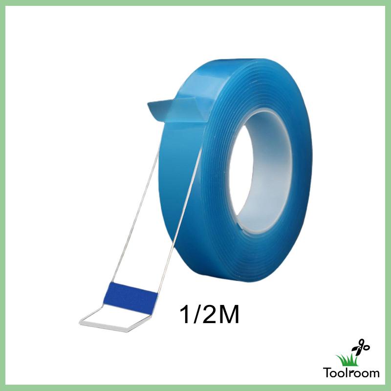 Cuộn Băng Keo Acrylic Màu Xanh Dương Dùng Trang Trí Tường DIY