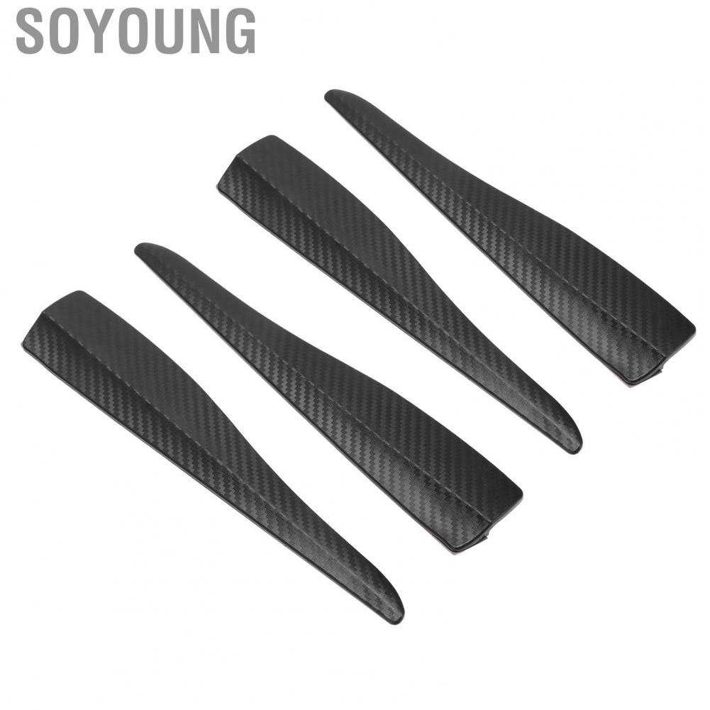 Soyoung Bumper Protector Strip 28cm High Toughness Trim Molding Protection Strong Adhesive for Car
