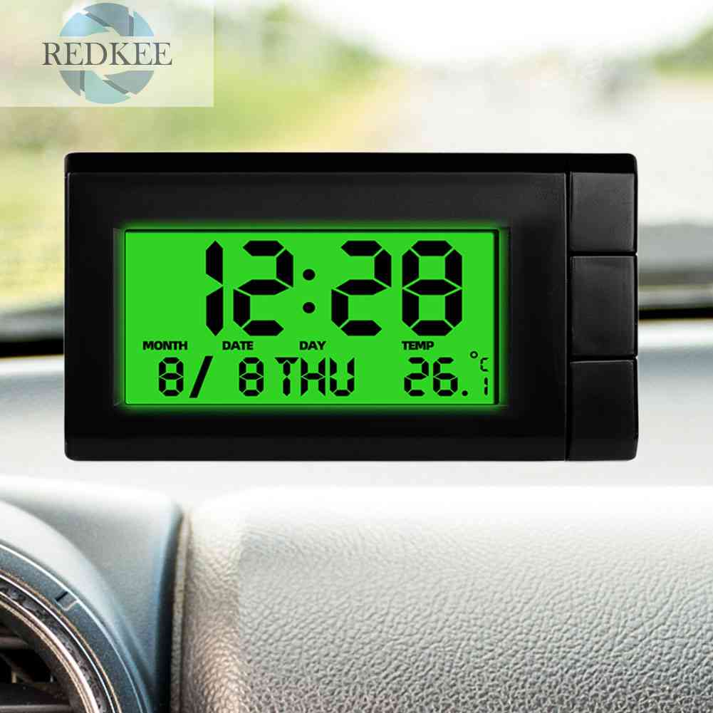 Đồng Hồ Kỹ Thuật Số Tự Động 2 Trong 1 Cho Xe Hơi