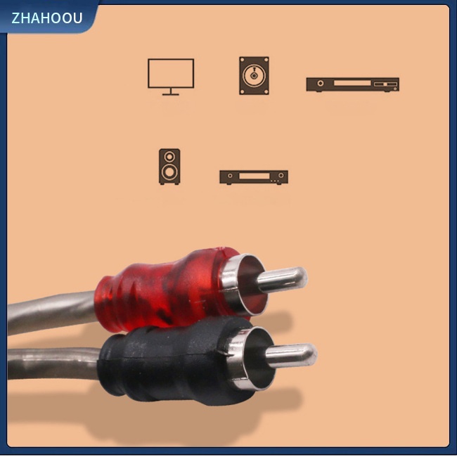 ☃Phụ Kiện Trang Trí Nhà Cửa Độc Đáo Sáng Tạo☃ Dây Cáp Khuếch Đại Tín Hiệu Âm Thanh RCA Bằng Đồng Nguyên Chất Chuyên Dụng Cho