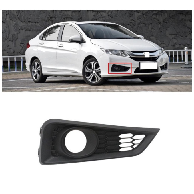 Ốp Đèn Sương Mù Chất Lượng Cao Cho Xe Hơi HONDA CITY GM6 2015 2016 2017 2018