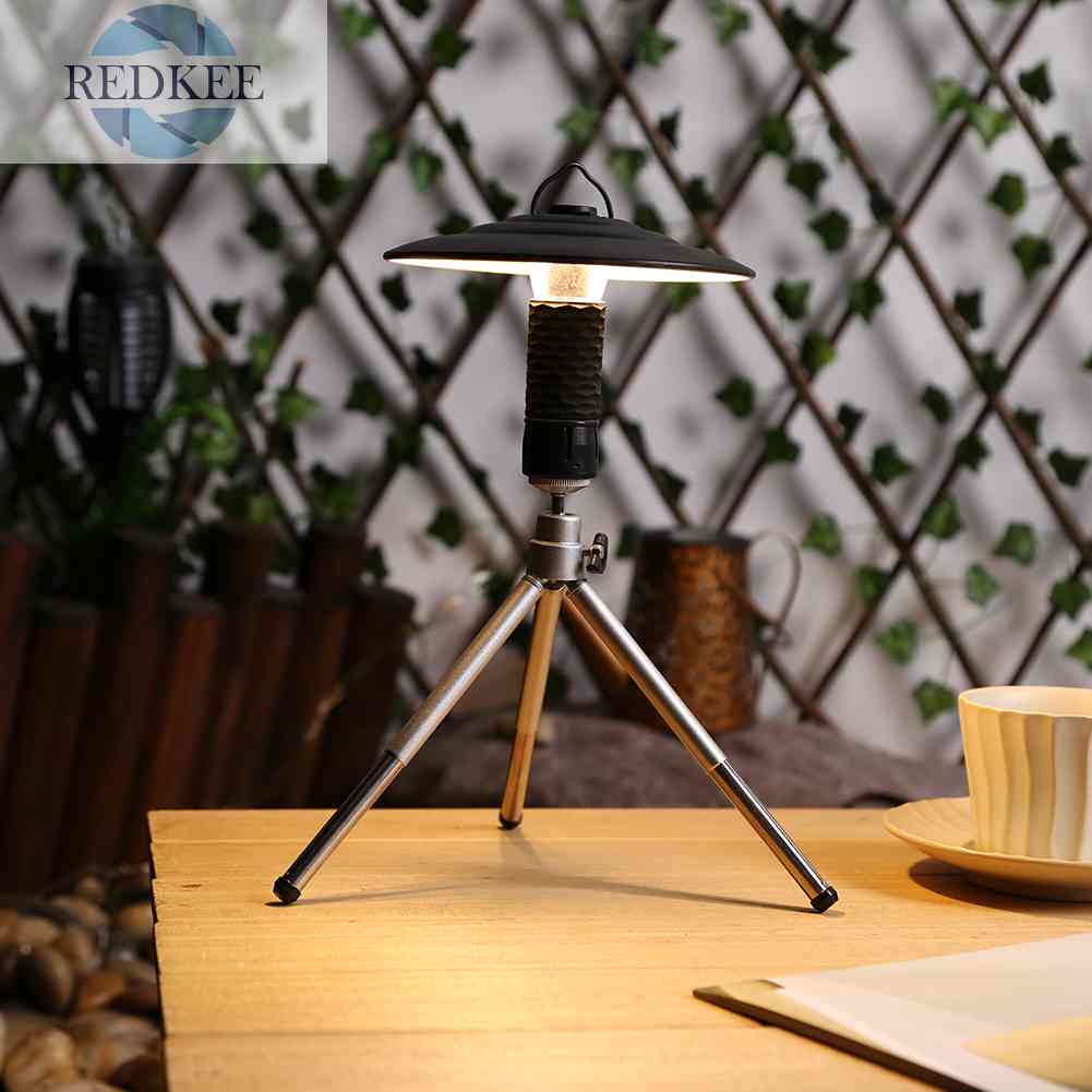 Đèn Pin Cắm Trại 3 Chế Độ Kèm Phụ Kiện Đen