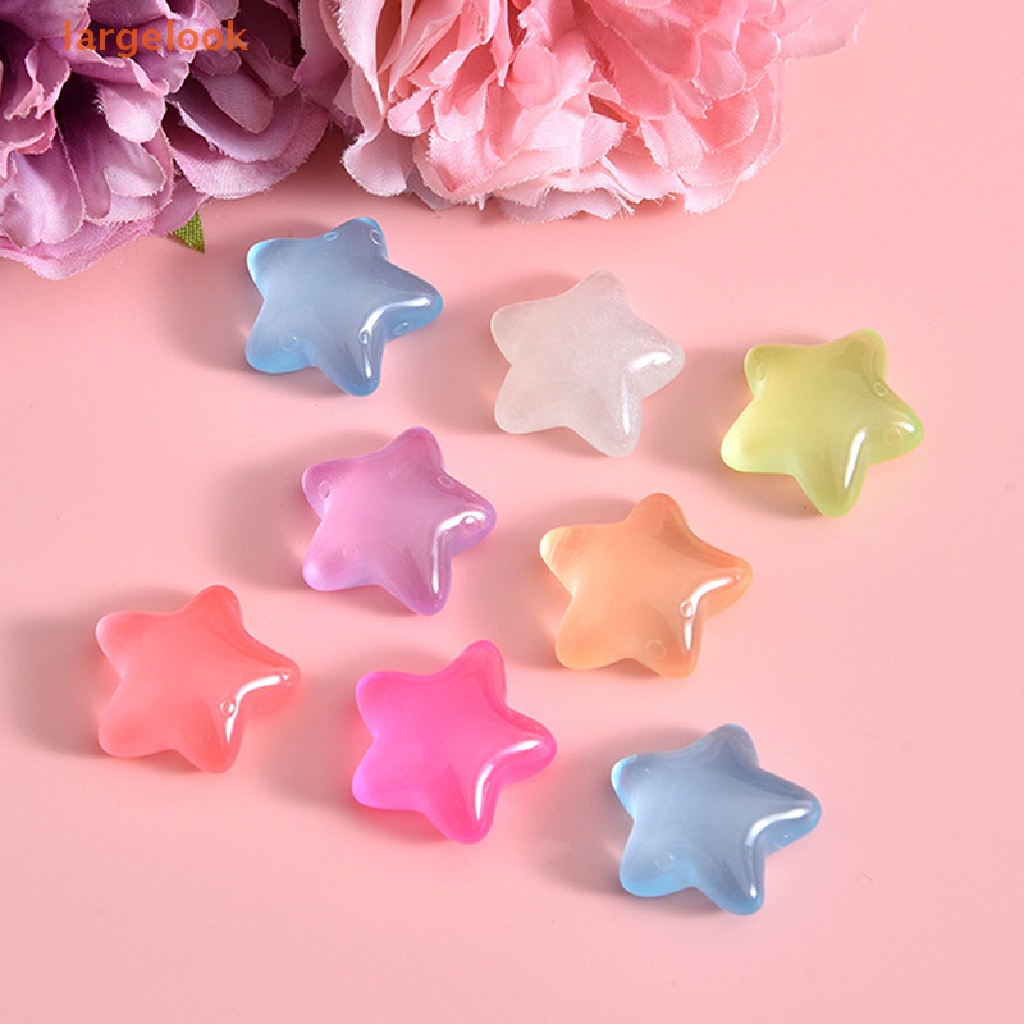 Set 3 Mô Hình Ngôi Sao Mini Bằng Nhựa Phát Quang Trang Trí Tiểu Cảnh