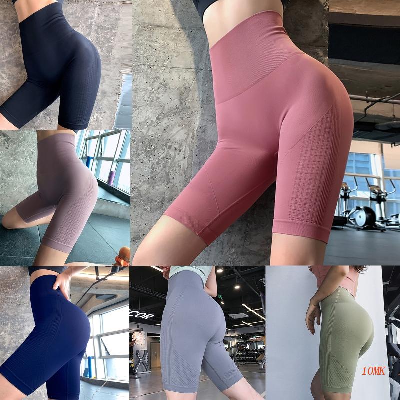 Quần Short Thể Thao Lưng Cao Chất Liệu Co Giãn Khô Thoáng Nhanh Thời Trang Cao Cấp