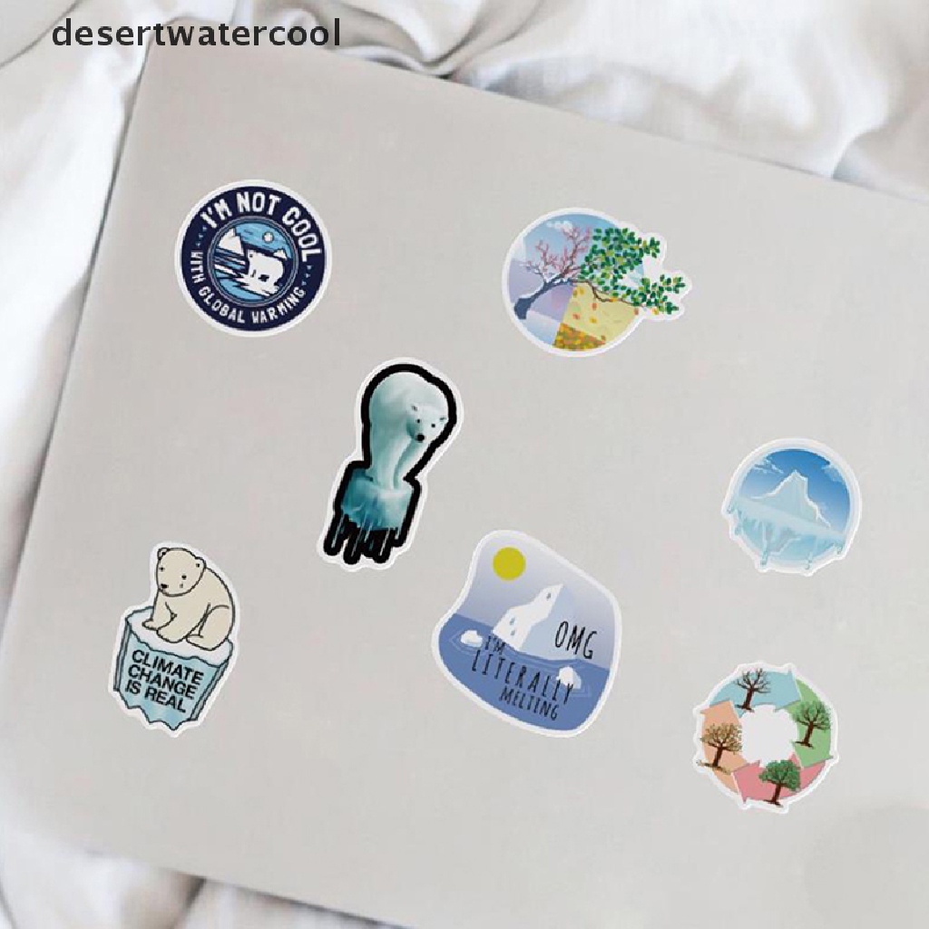 Set 50 Sticker Họa Tiết Graffiti Dán Trang Trí Đàn Guitar