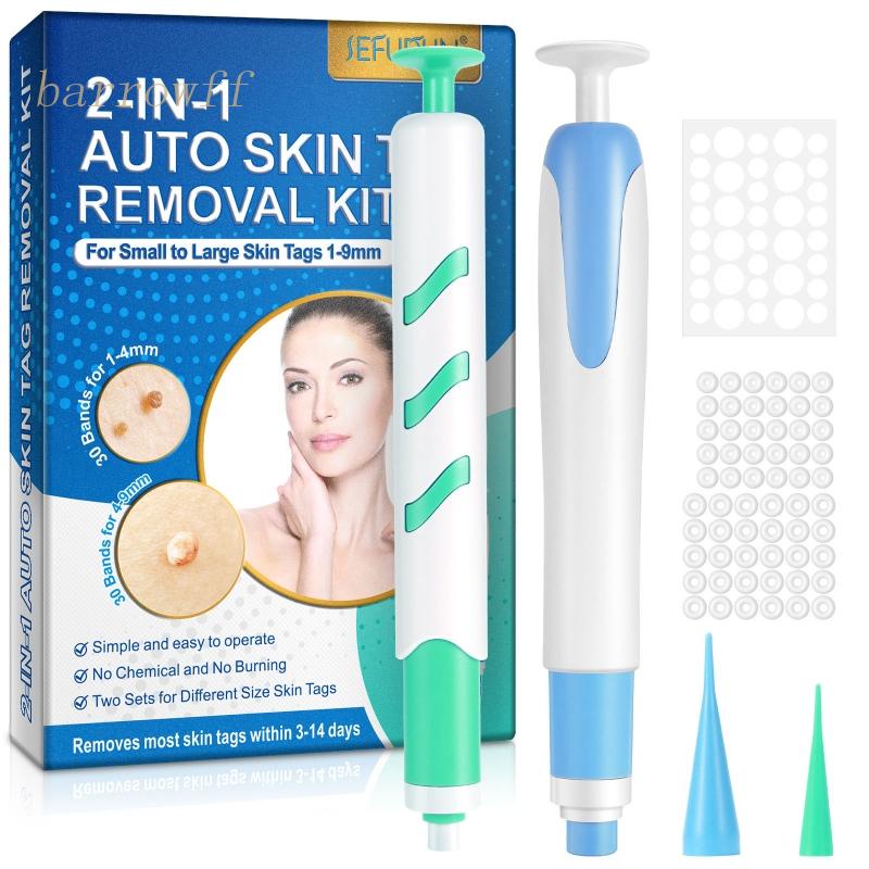 Bộ Dụng Cụ Loại Bỏ Nhãn Trên Da Cháy Nổ (1mm Đến 9mm) 2 Trong 1