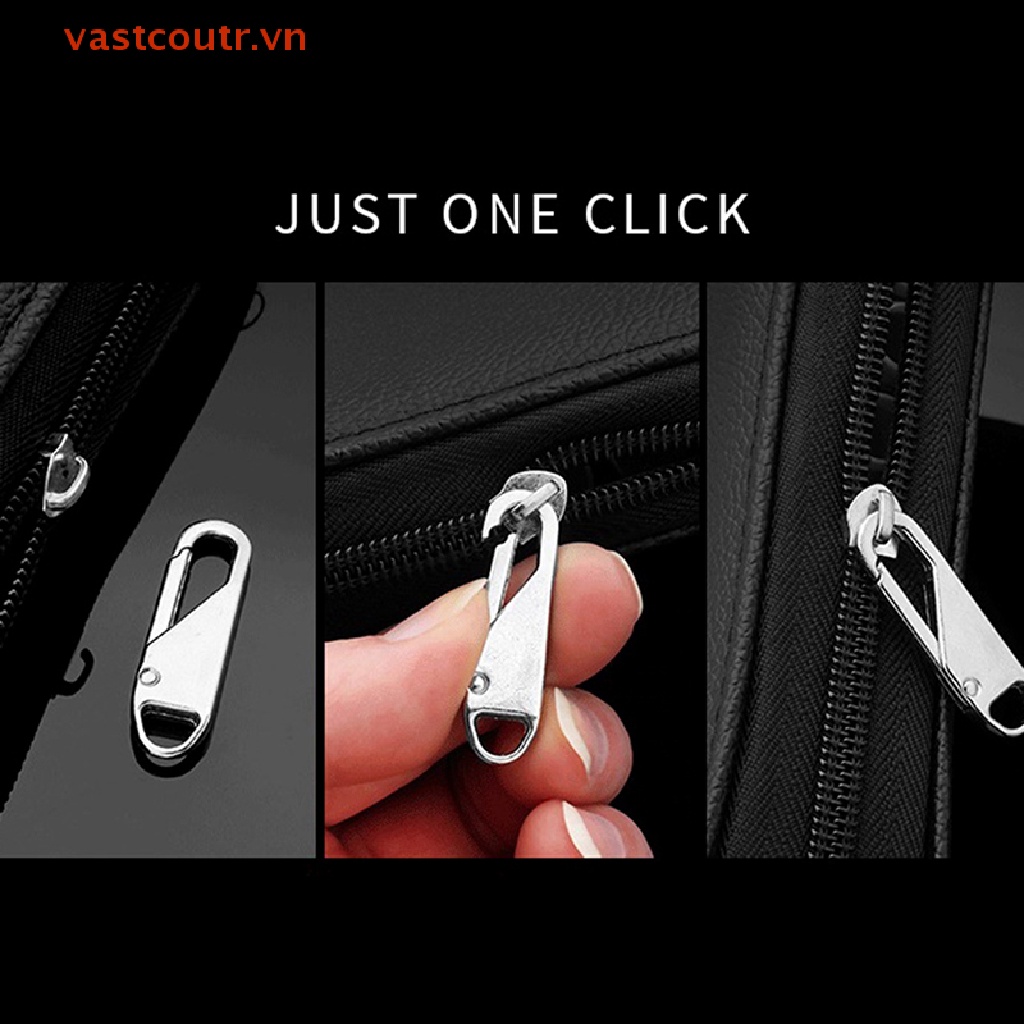 Set 5 Khóa Kéo Kim Loại Thay Thế Cho Vali Du Lịch