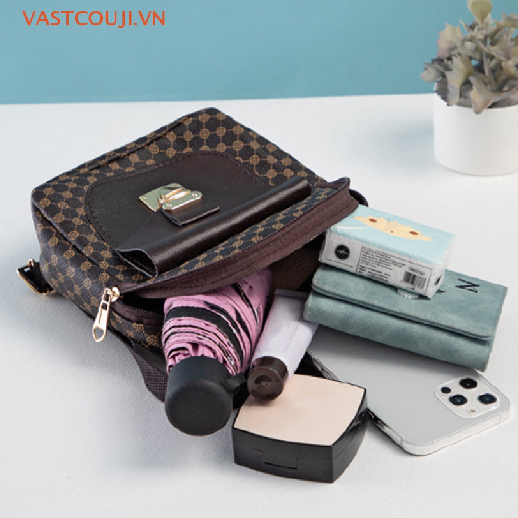 Balo Da PU Mini Phong Cách Vintage Thời Trang Cho Nữ