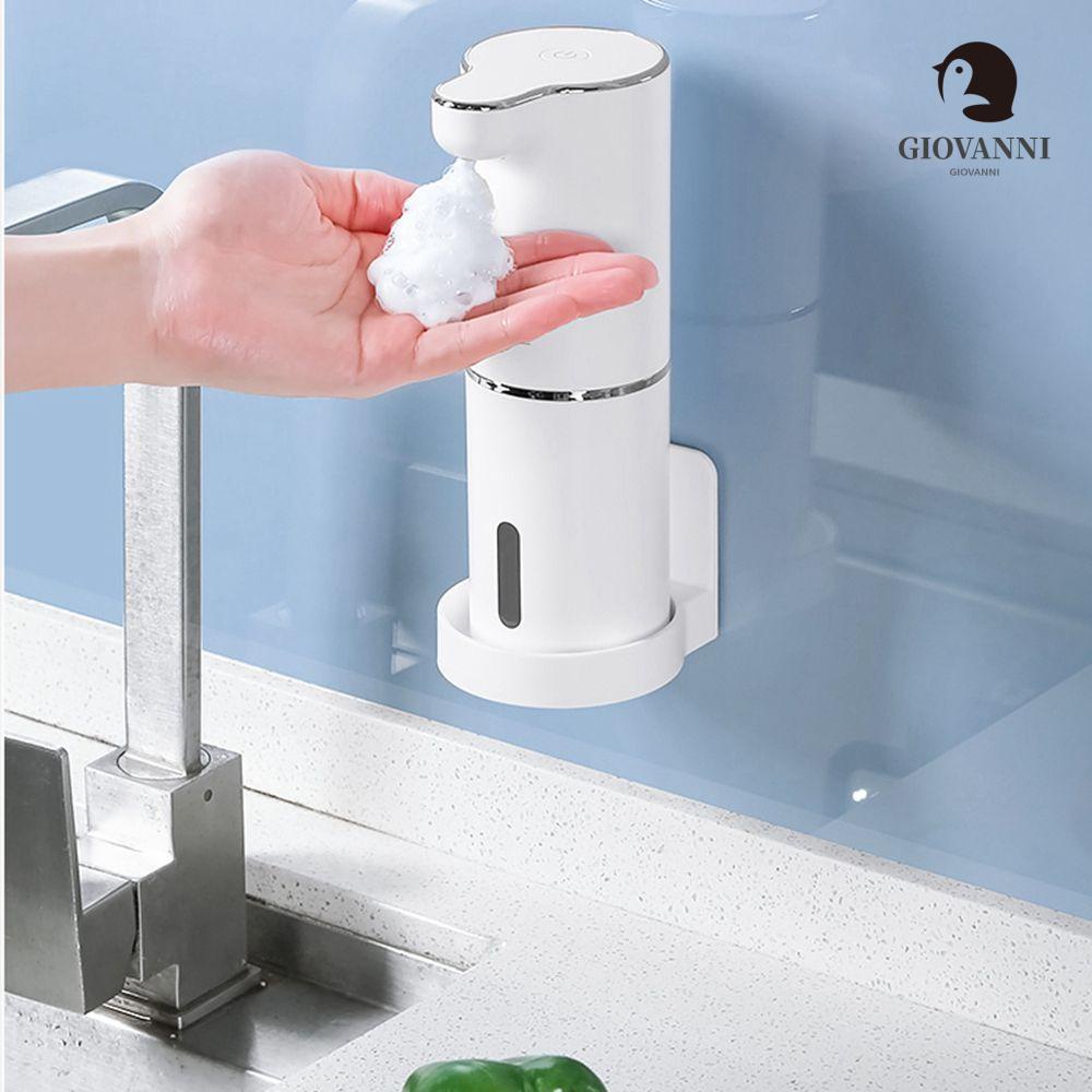 Bình Đựng Xà Phòng Rửa Tay Cảm Ứng Thông Minh Chống Nước Màu Trắng Sạc USB