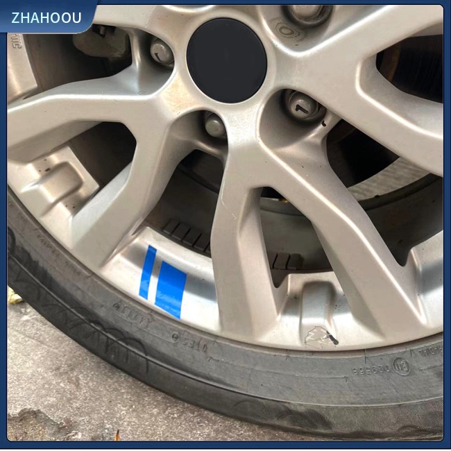 ☃Nhà Cửa☃ Set 6 Miếng Dán Phản Quang Cảnh Báo Hash Mark Trang Trí Bánh Xe Hơi