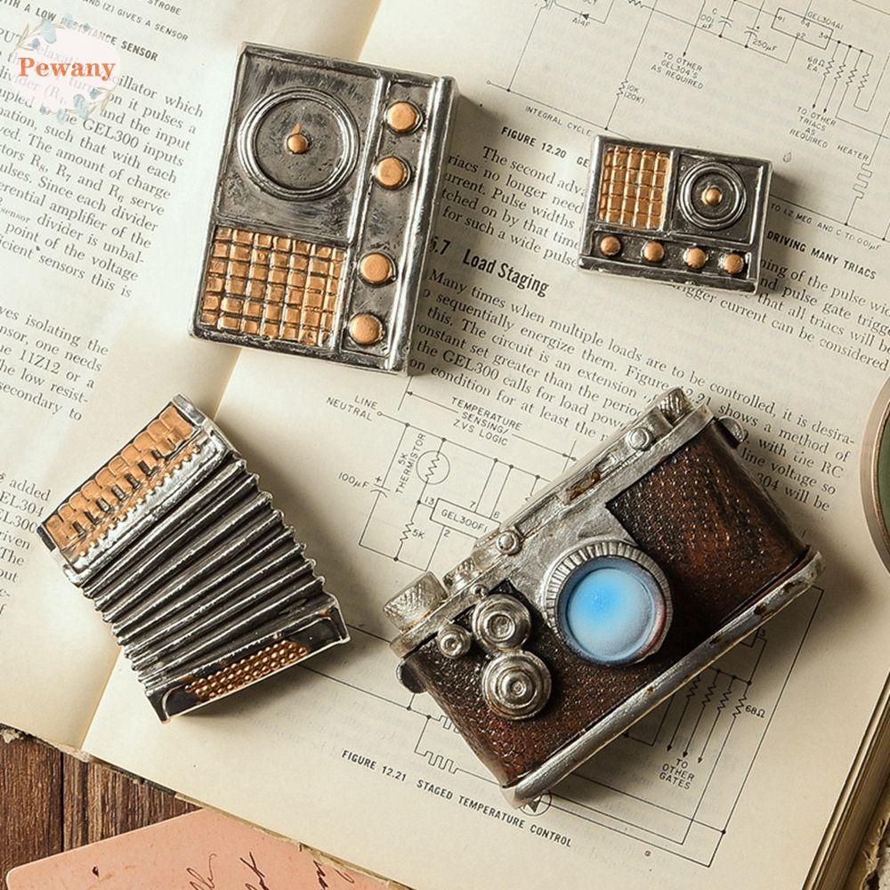 Mô hình đồ vật mini bằng nhựa resin phong cách cổ điển trang trí nhà cửa / quán bar / quán cà phê