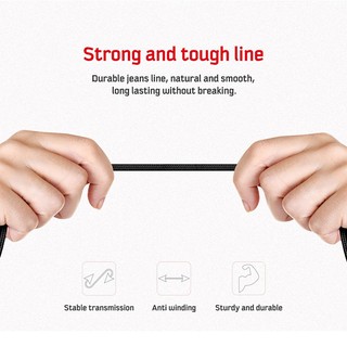 [Giao hàng nhanh] Cáp sạc nhanh USB 3 trong 1 bện cho cáp dữ liệu dây sạc điện thoại Micro USB / Type C