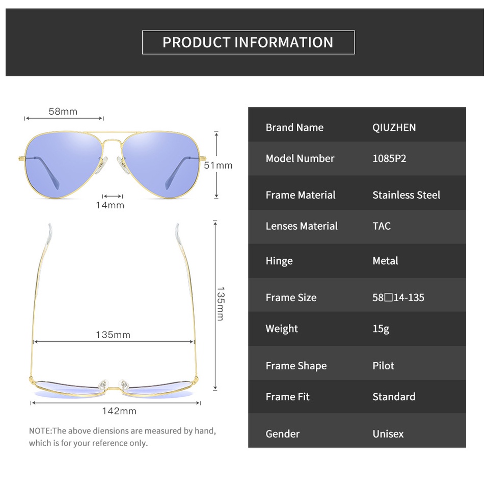Kính Mát Phân Cực Thời Trang Mới Cho Nam Và Nữ