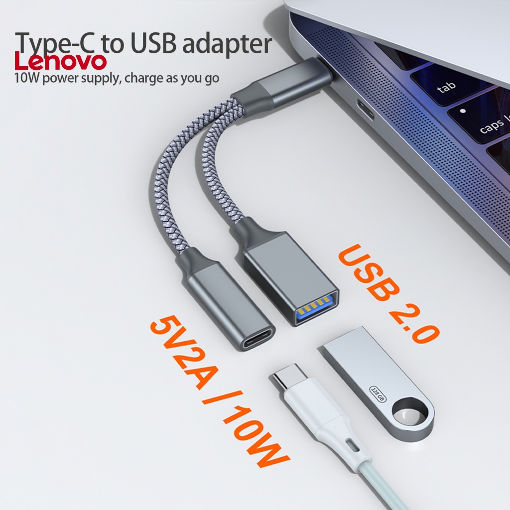 Dây Cáp Sạc USB C OTG Hai Trong Một Tốc Độ Cao Chống Gió Ổn Định Đầu Ra USB-C Cho Điện Thoại / Máy Tính