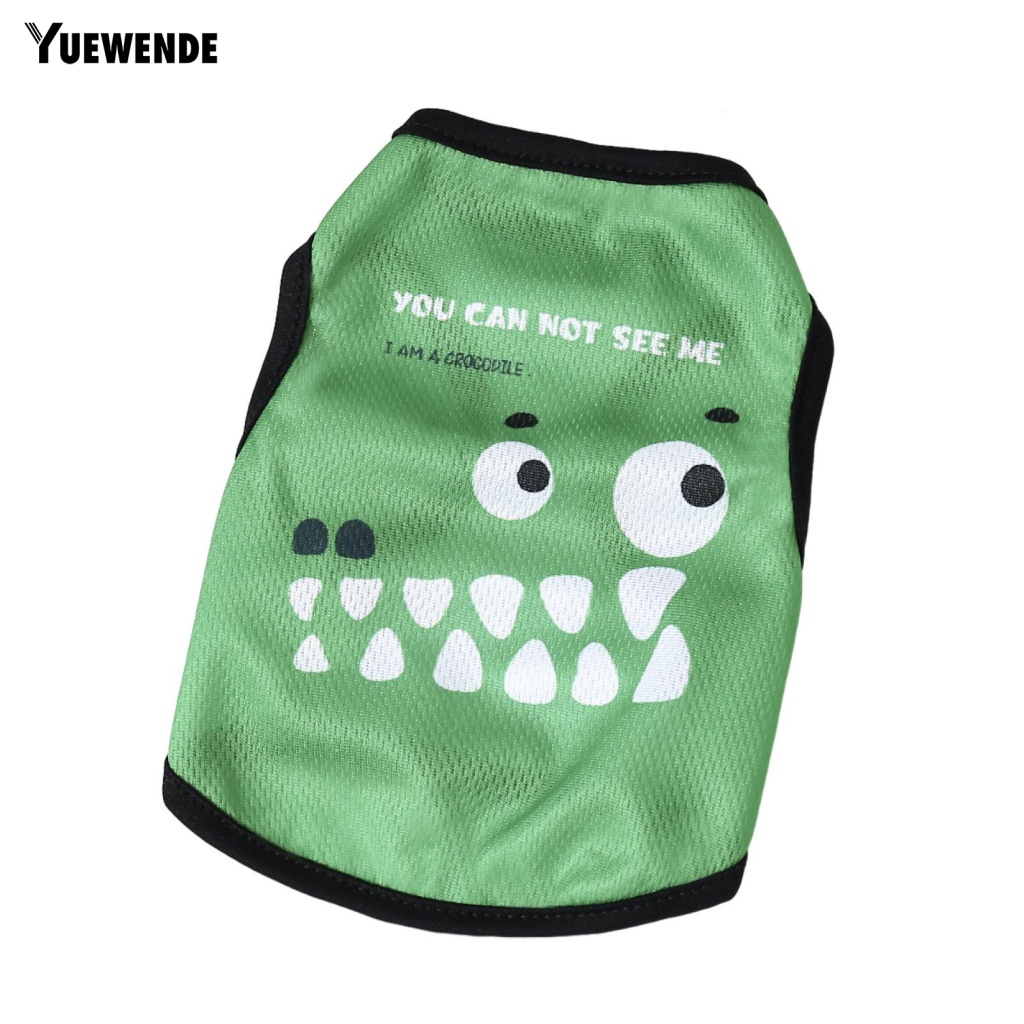 Áo Thun Ba Lỗ Thoải Mái In Họa Tiết Động Vật Dễ Thương Dành Cho Thú Cưng