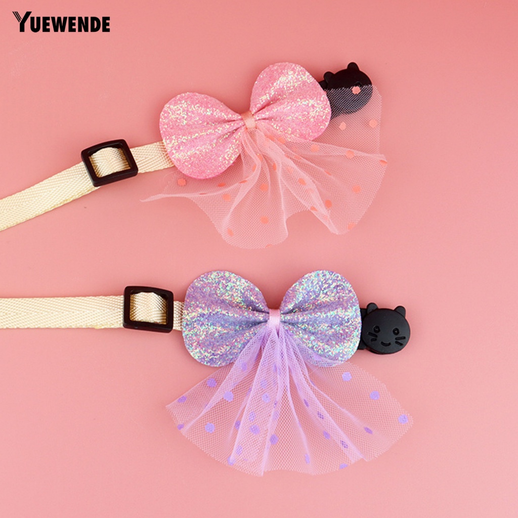 Ye.b Vòng Cổ Bằng Polyester In Chấm Bi Dễ Thương Mặc Hàng Ngày Cho Mèo Cưng