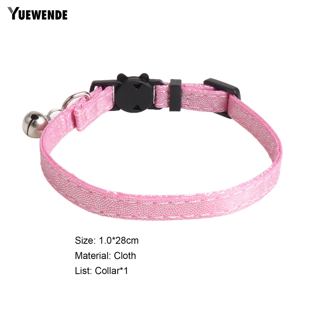 Vòng Cổ Đính Nơ Màu Sắc Lấp Lánh Trọng Lượng Nhẹ Dành Cho Mèo Cưng