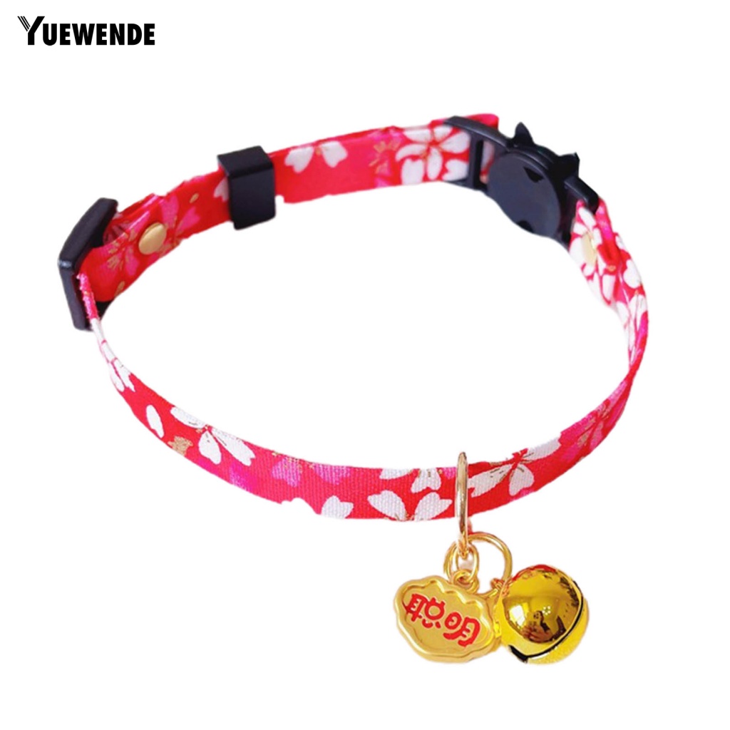 Vòng Cổ Linh Hoạt Có Chuông Thời Trang Năm Mới Cho Thú Cưng