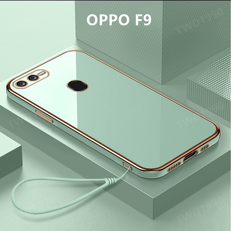 Ốp Lưng OPPO F9 Viền mạ điện Mềm mại Ốp Điện Thoại OPPO F9 Pro
