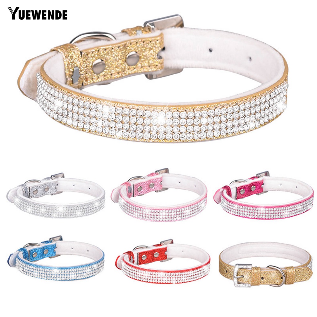 Vòng Cổ Đính Đá Lấp Lánh Thời Trang Cho Thú Cưng