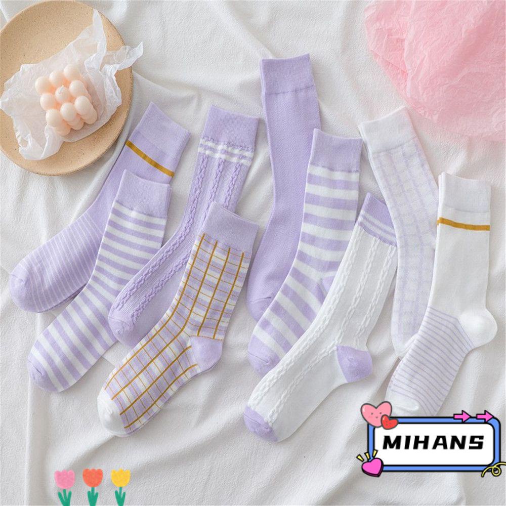 Tất Chân Màu Tím Dễ Thương Cho Nam Và Nữ