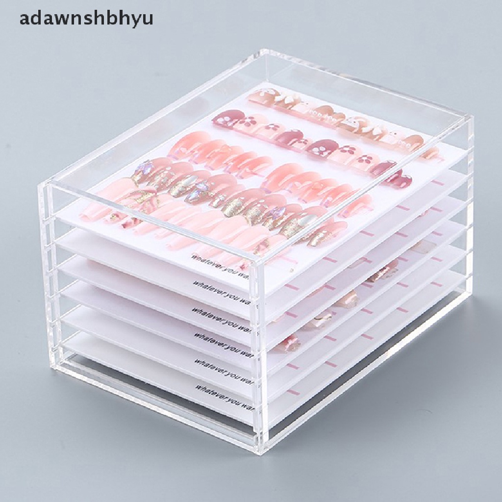 Giá Trưng Bày Móng Tay Giả 5 Ngăn Tiện Lợi