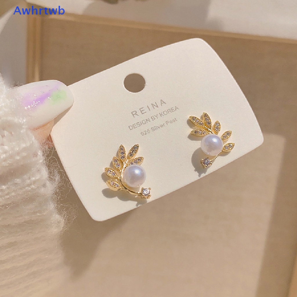 Khuyên Tai Chữ U Đính Đá Pha Lê Thời Trang Hàn Quốc Mới Cho Nữ