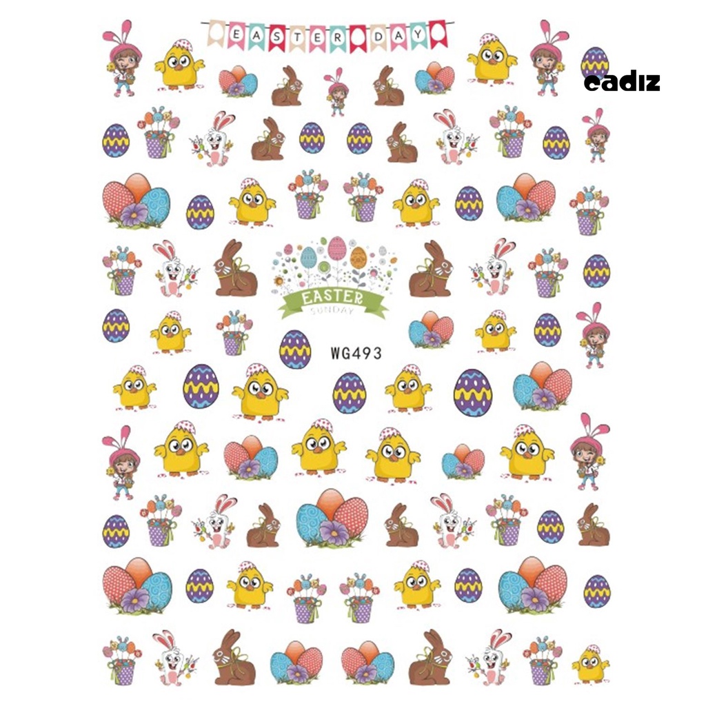 Miếng Dán Trang Trí Móng Tay Nhiều Kiểu Dáng Không Phai Dễ Dàng Tháo Rời